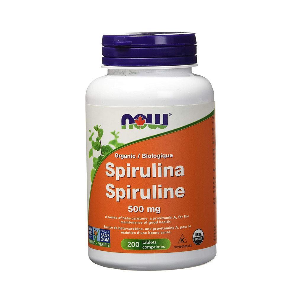 Spirulina 500 mg Now - La Boite à Grains