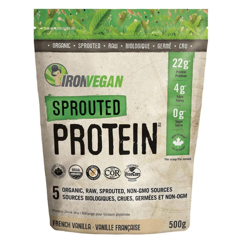 Sprouted Protein French Vanilla Iron Vegan - La Boite à Grains