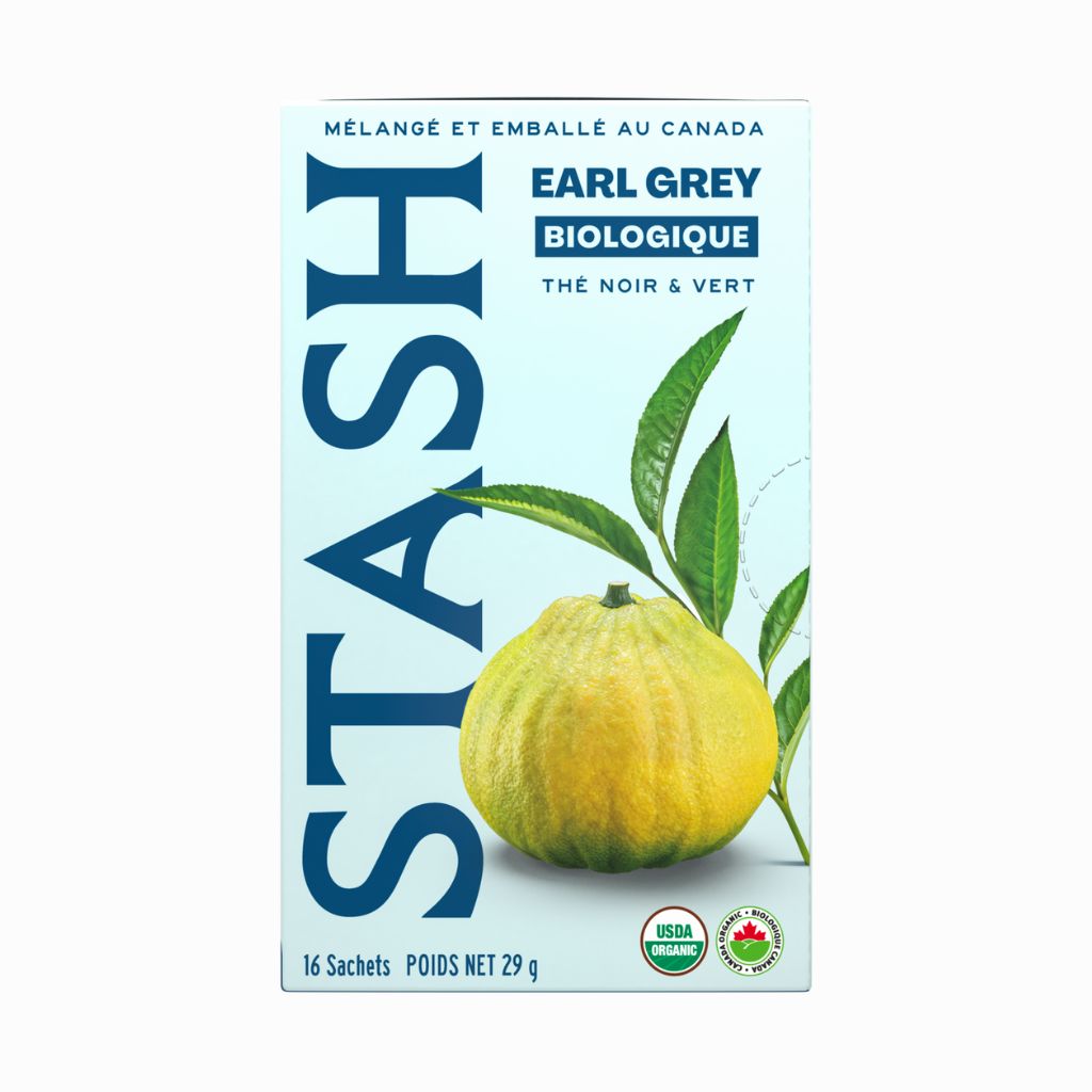 thé noir et vert Earl Grey biologique Stash - La Boite à Grains