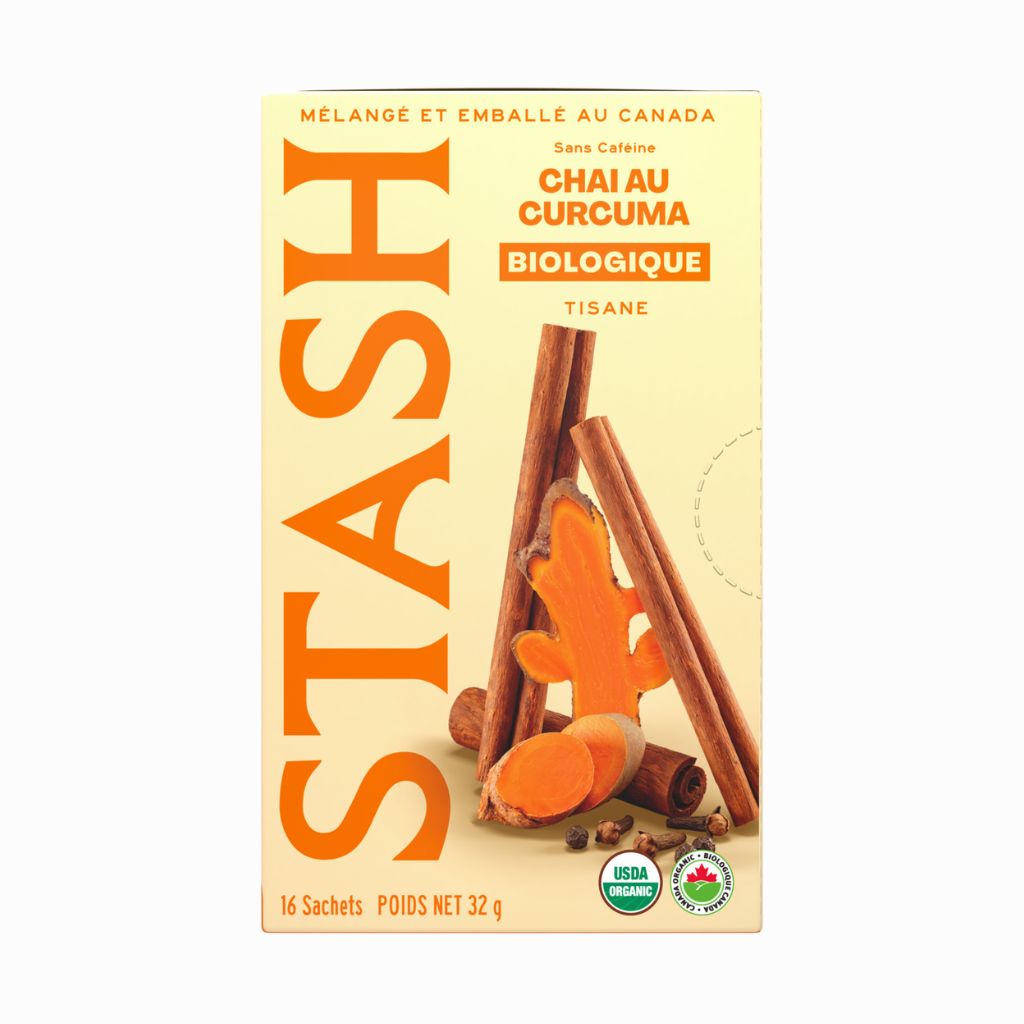 tisane chai au curcuma biologique Stash - La Boite à Grains