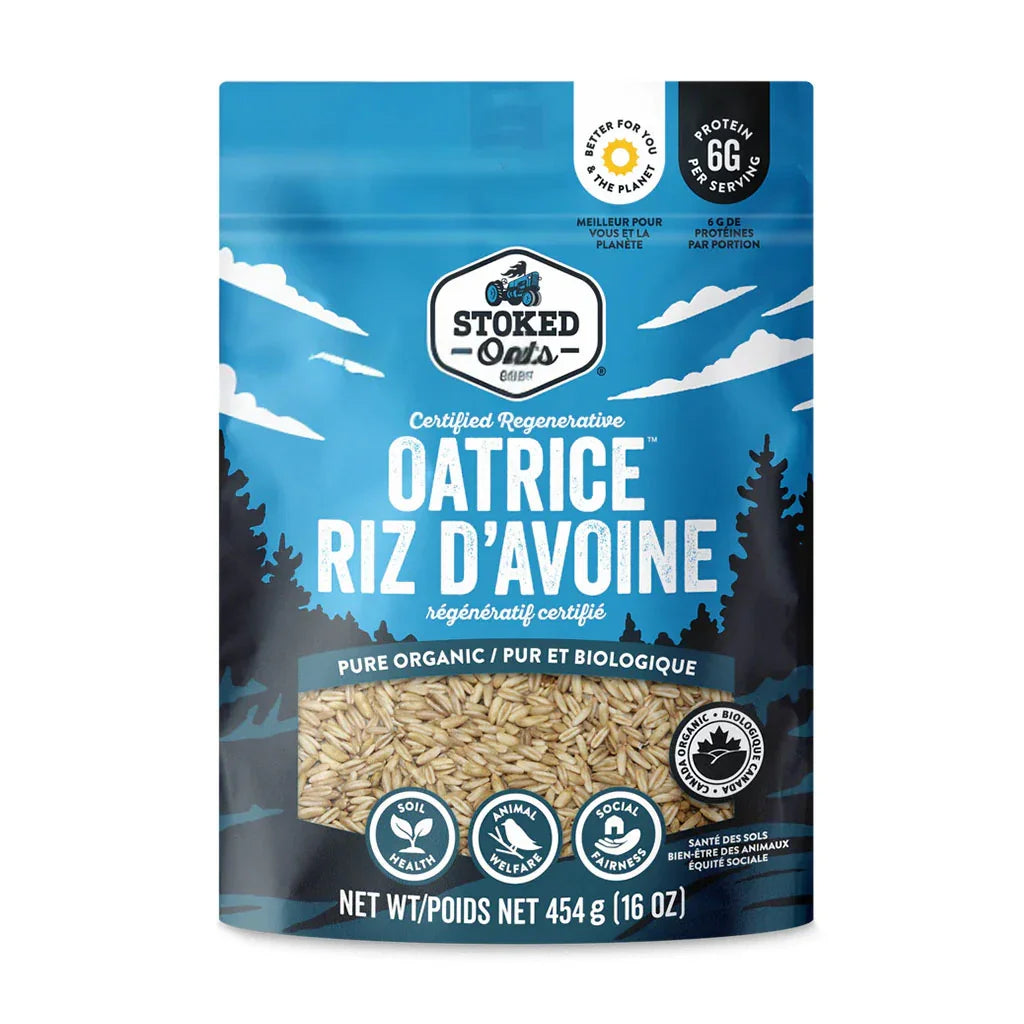 pure organic oat rice Stoked Oats - La Boite à Grains
