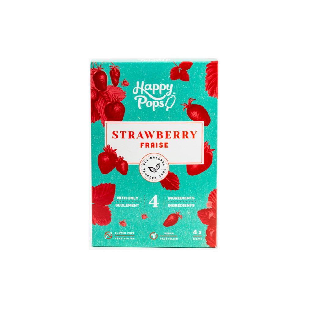 Sucette Glacée Fraise Happy Pops - La Boite à Grains