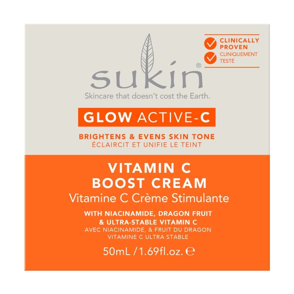 crème stimulante Vitamine C Glow Active-C Sukin - La Boite à Grains