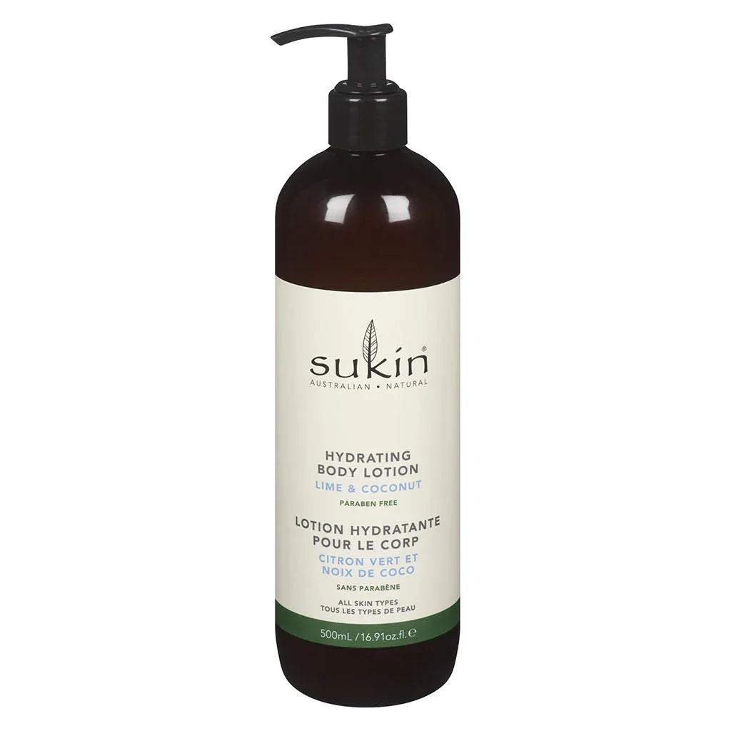 lime and coconut moisturizing body lotion - Sukin