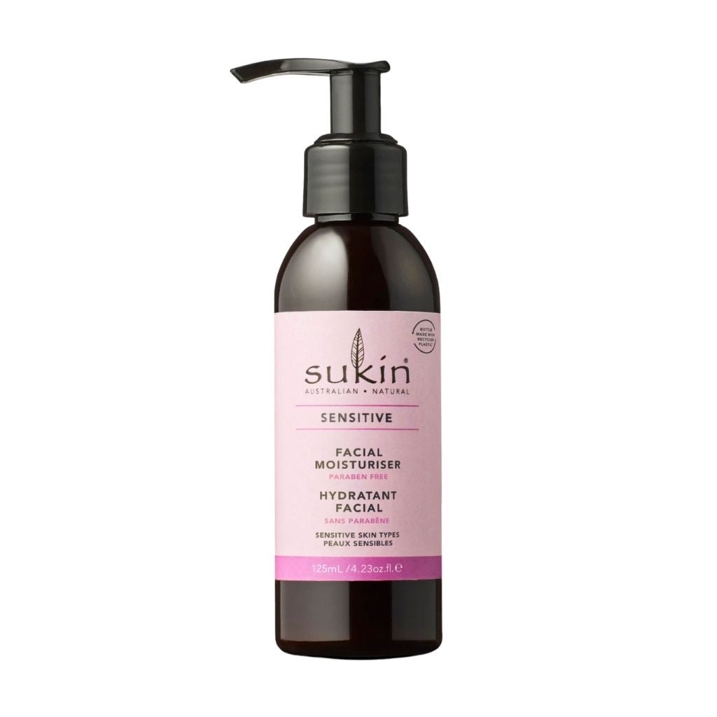 hydratant facial peaux sensibles Sukin - La Boite à Grains
