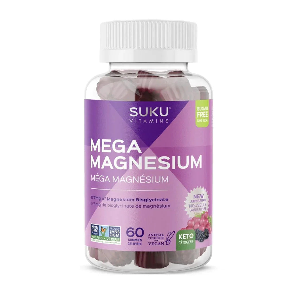 suku vitamins mega magnesium 60 gummies