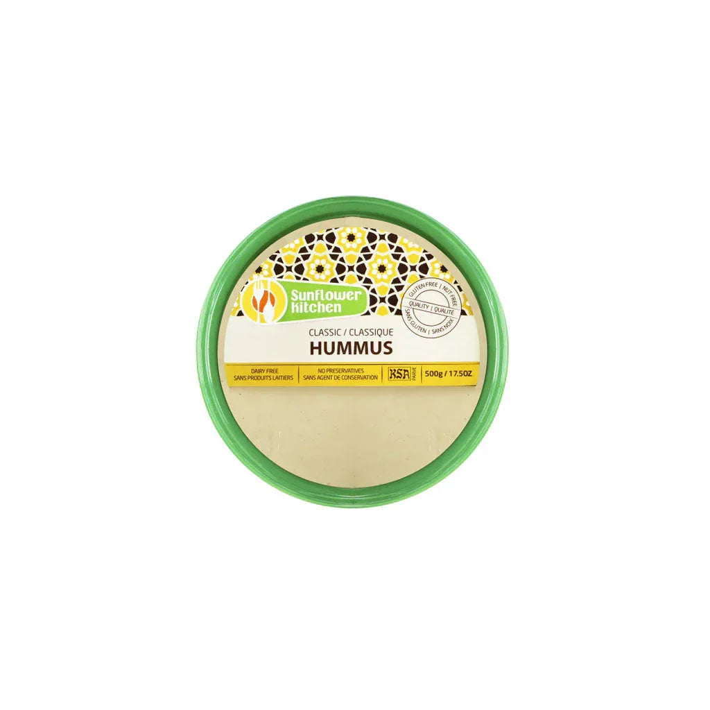hummus classique Sunflower Kitchen - La Boite à Grains