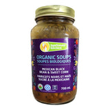sunflower kitchen organic black bean and sweet corn soup Mexican style 700 ml - La Boite à Grains