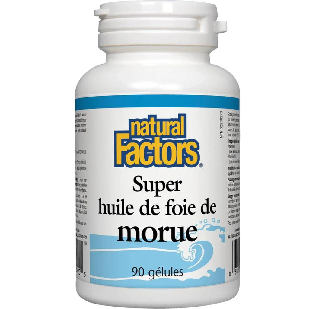 Natural Factors Super Cod Liver Oil - La Boite à Grains