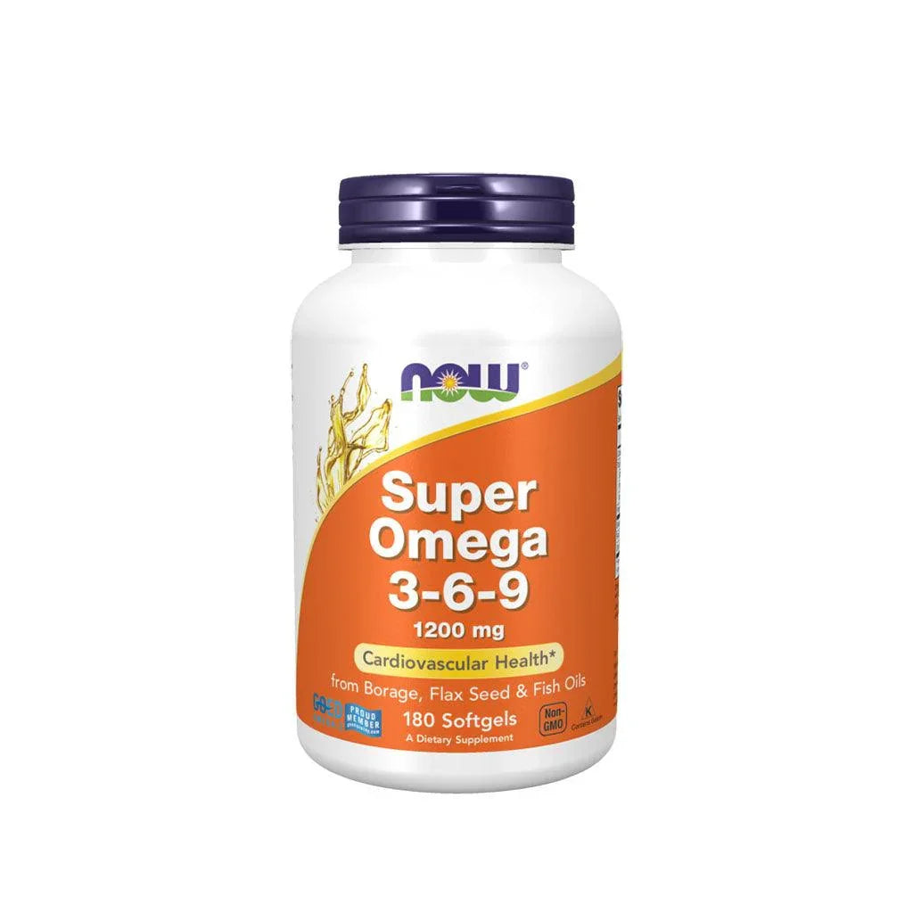 Super Omega 3-6-9 1200 mg Now - La Boite à Grains