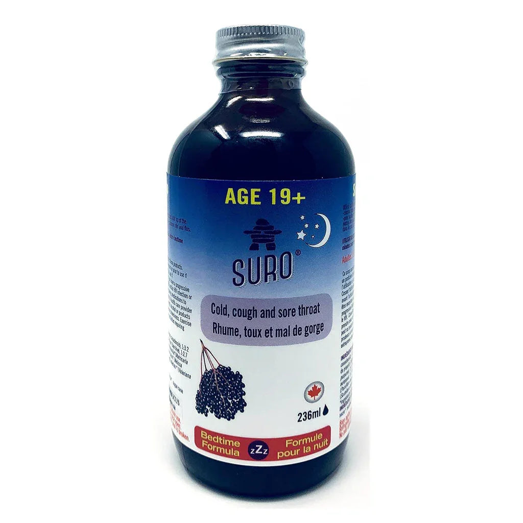 Suro night formula elderberry syrup - La Boite à Grains