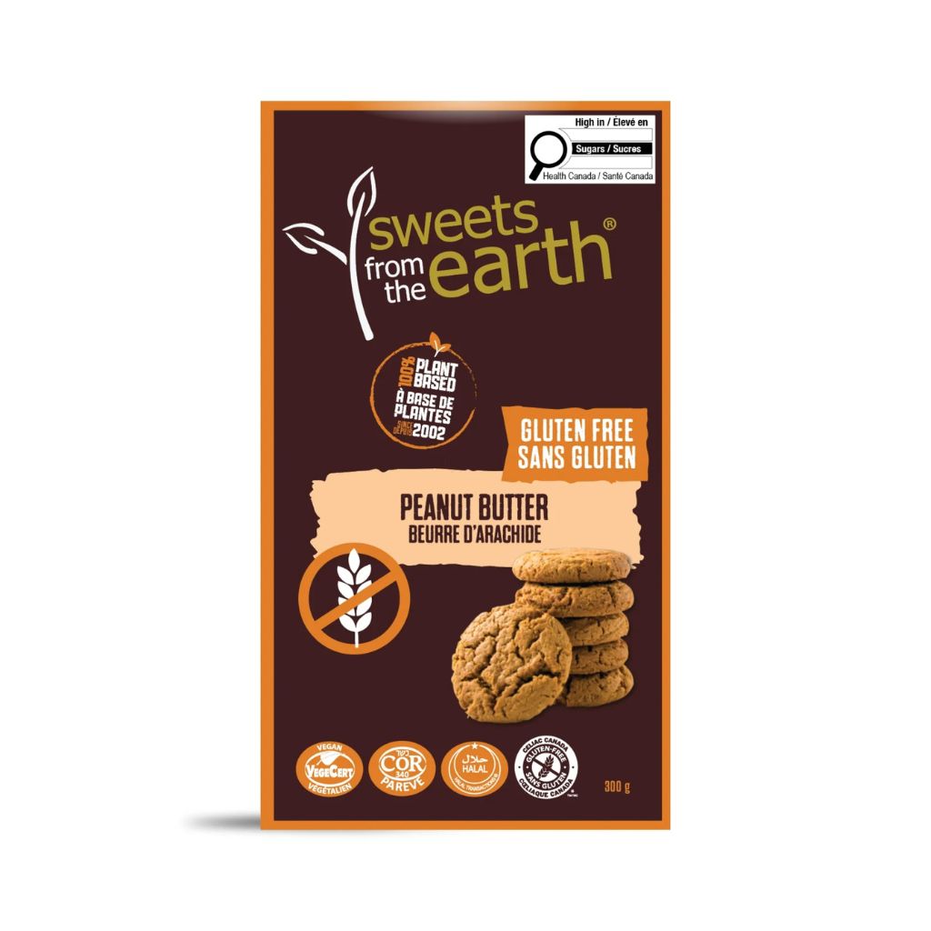 biscuits beurre d'arachide sans gluten Sweets from the Earth - La Boite à Grains