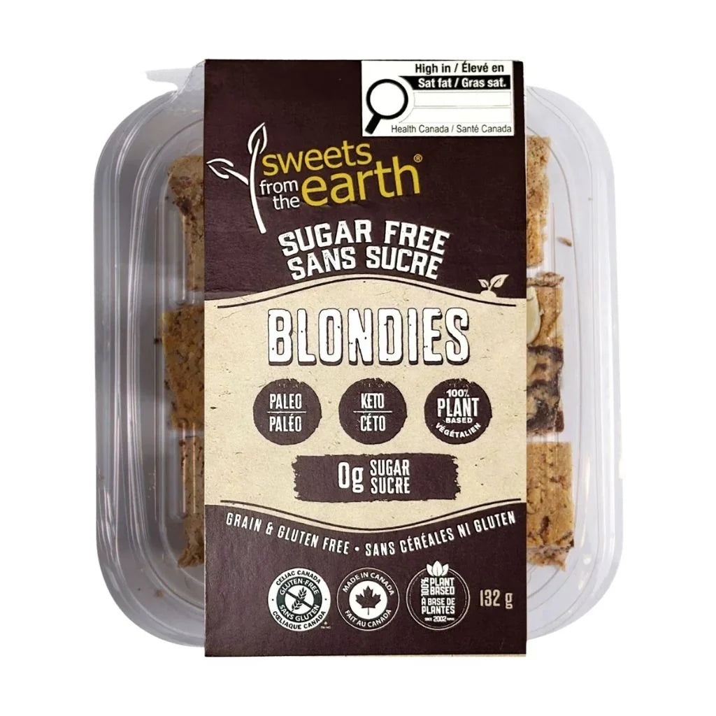 Blondies Sans Sucre Sweets from the Earth - La Boite à Grains