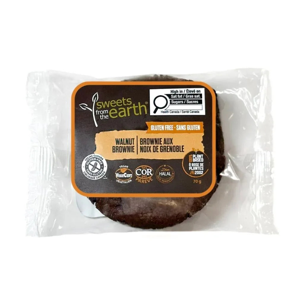 Brownie Noix de Grenoble Sweets from the Earth - La Boite à Grains