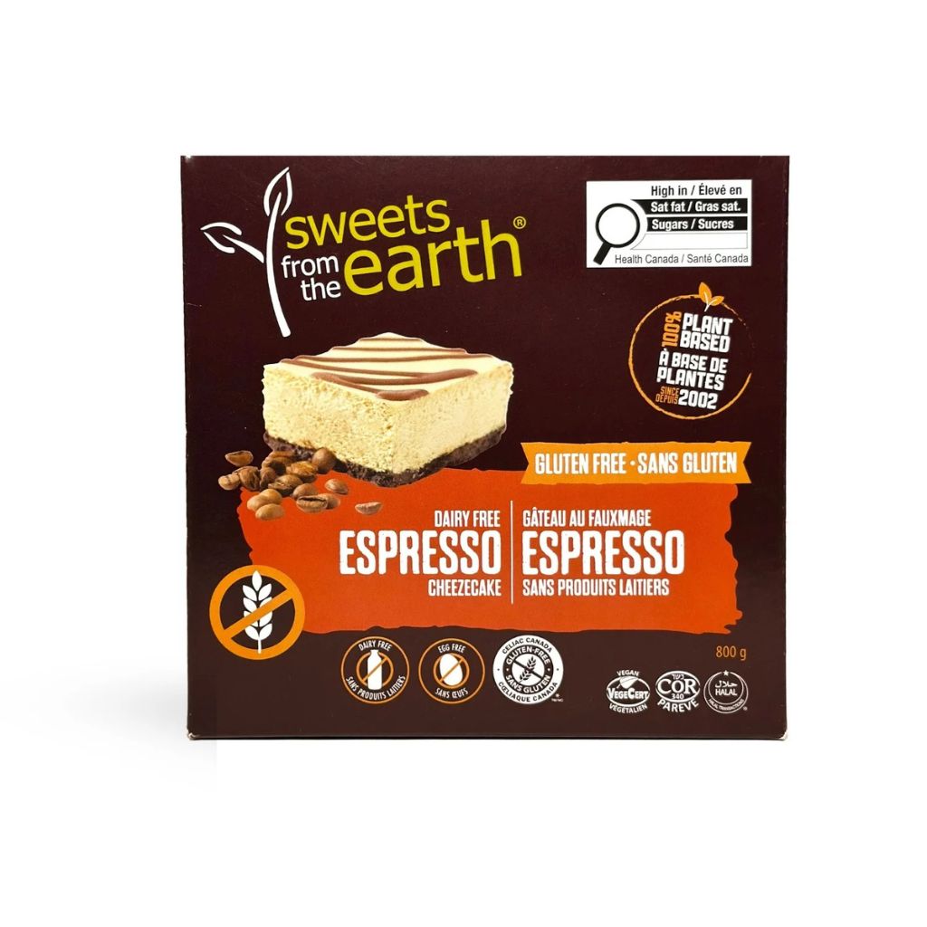 gâteau au fauxmage espresso Sweets from the Earth - La Boite à Grains