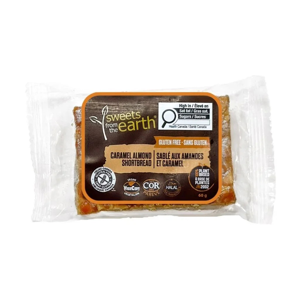 Shortbread Caramel Amandes Sweets from the Earth - La Boite à Grains