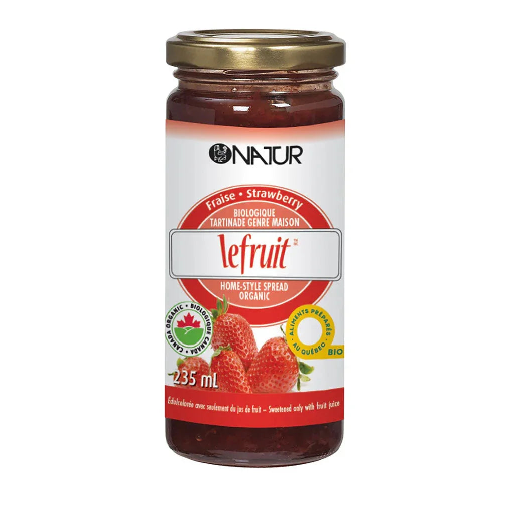 natural organic homemade strawberry spread - La Boite à Grains