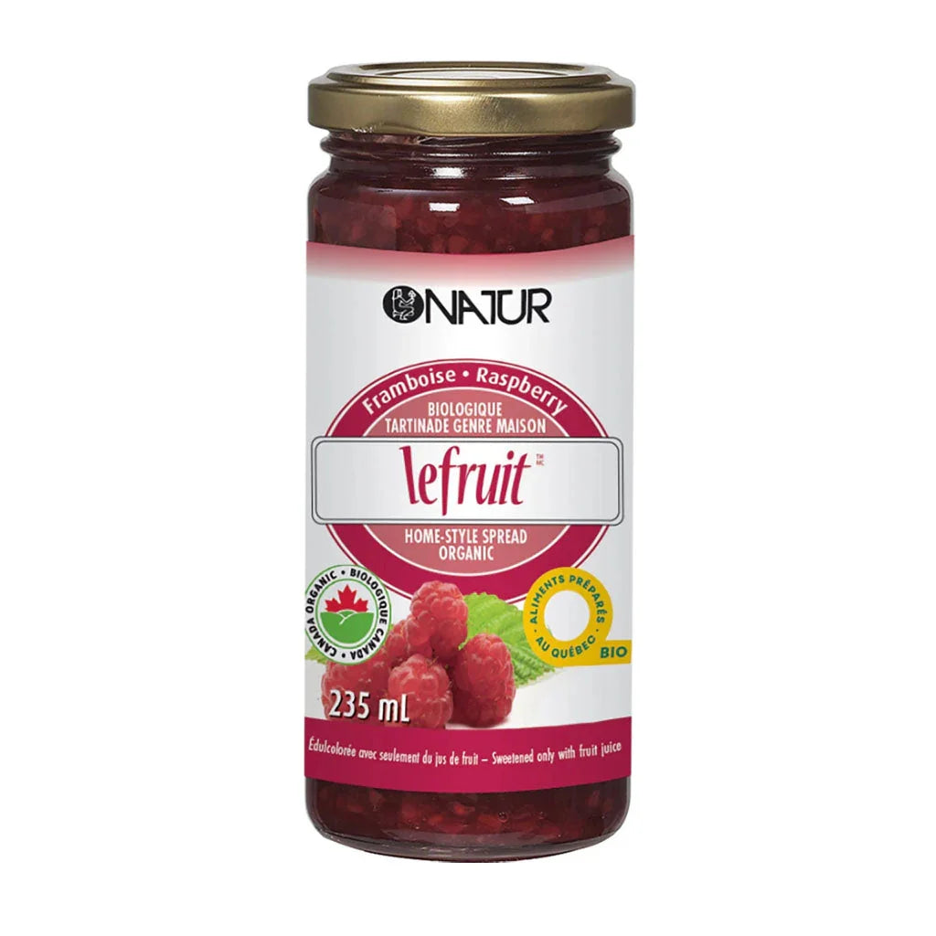 natur homemade organic raspberry spread - La Boite à Grains
