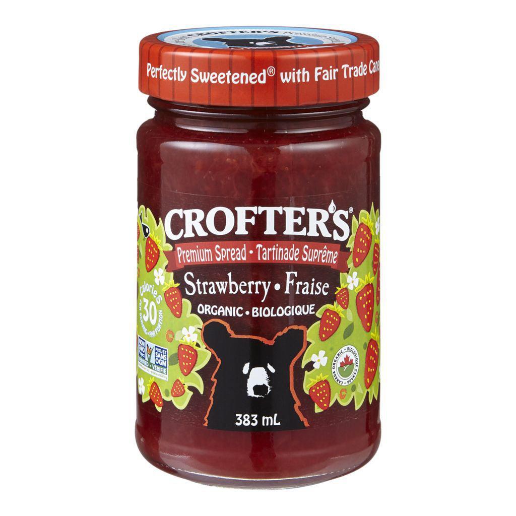 Tartinade Suprême Fraise Biologique Crofter's - La Boite à Grains