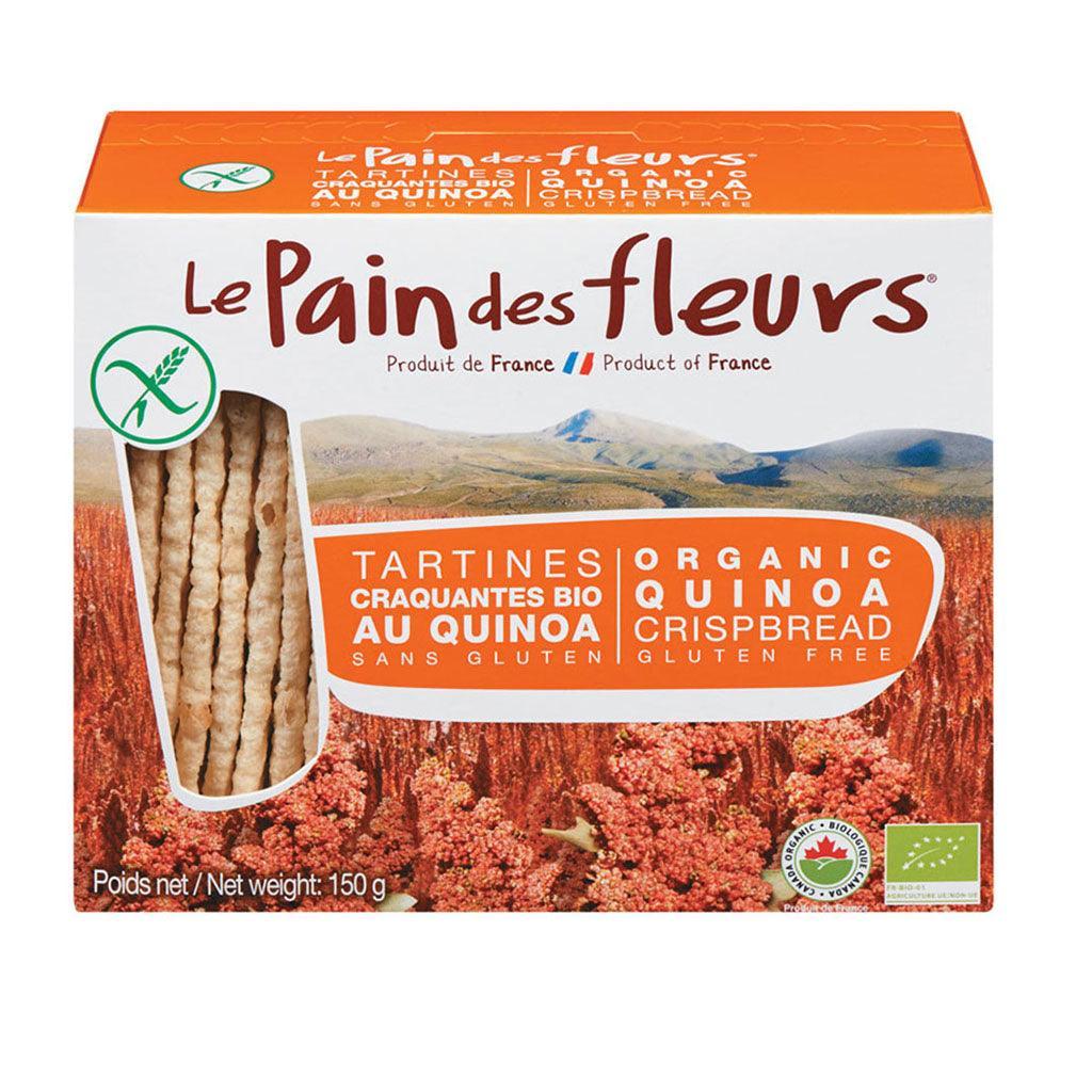 Organic Gluten-Free Quinoa Toasts Pain Des Fleurs - La Boite à Grains