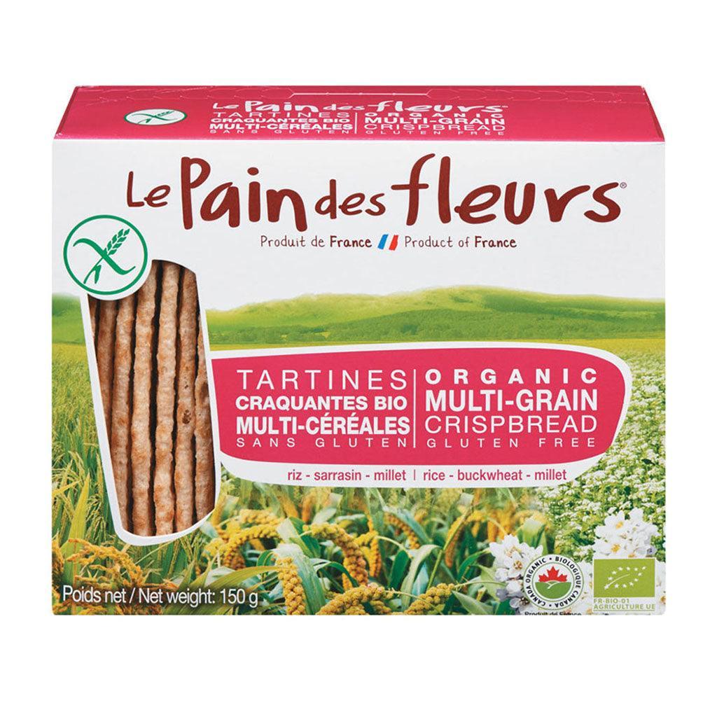 Organic Multi-Cereal Crunchy Toasts Pain Des Fleurs - La Boite à Grains