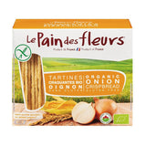 Organic Onion Crispy Toasts Pain Des Fleurs - La Boite à Grains