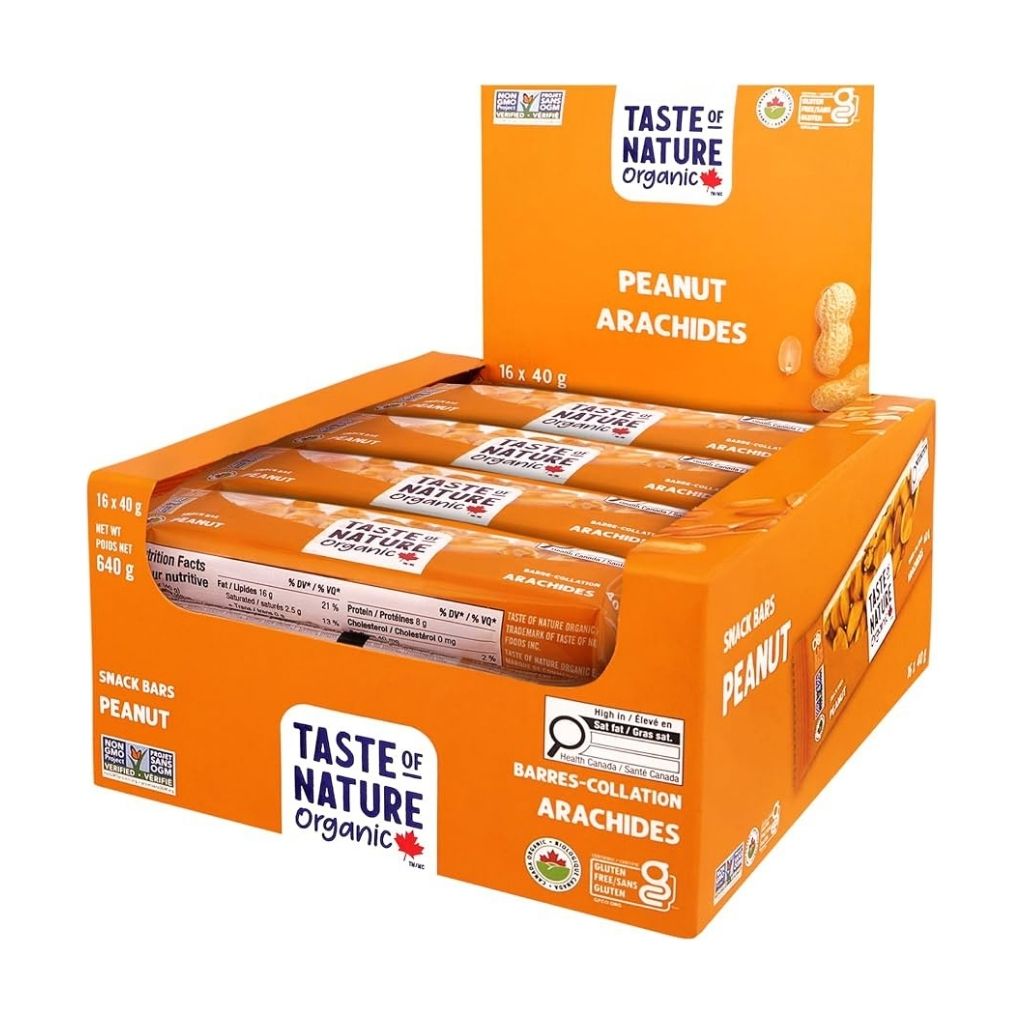 Peanut Snack Bars Taste of Nature - La Boite à Grains
