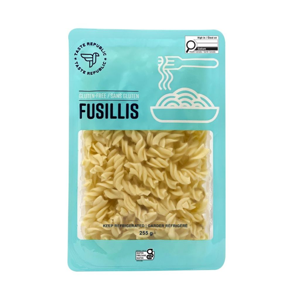 fusillis sans gluten Taste Republic - La Boite à Grains