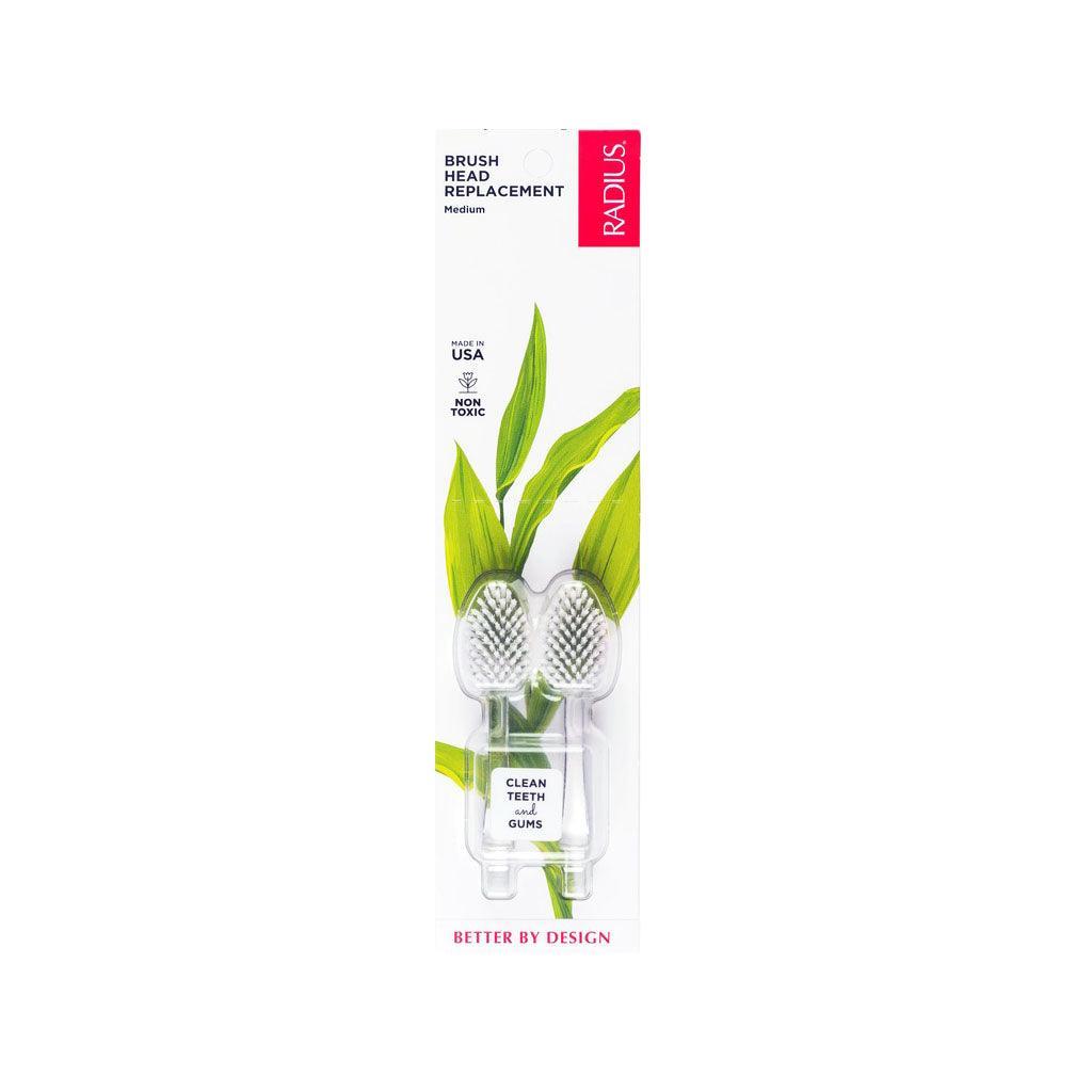 Replacement Heads for Source Radius Medium Toothbrush - La Boite à Grains