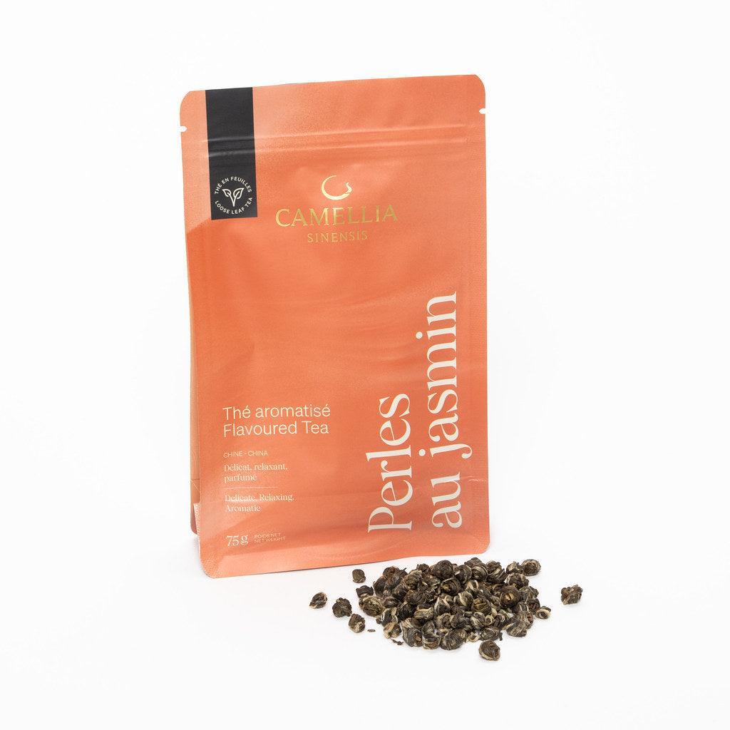 Organic Jasmine Pearl Flavored Tea Camellia Sinensis - La Boite à Grains