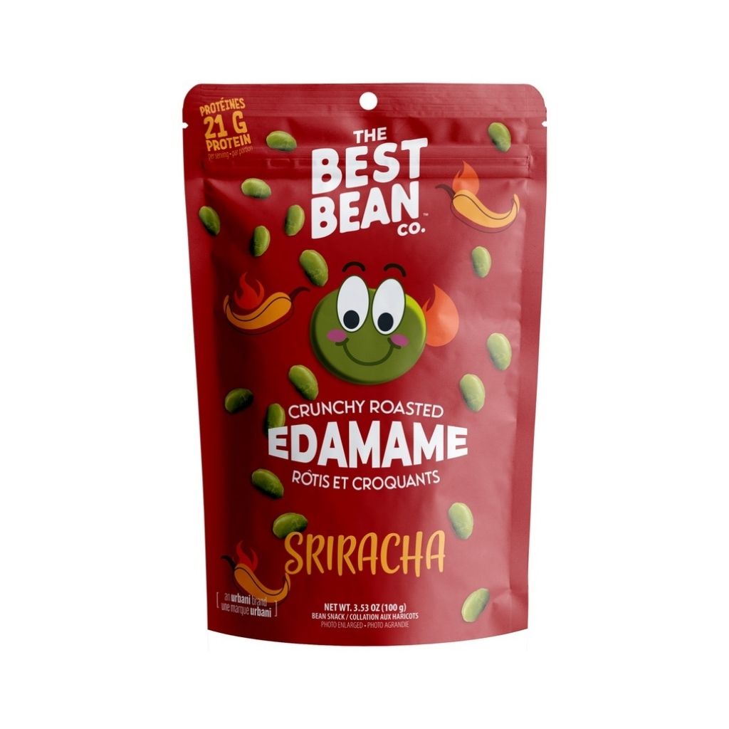 Crunchy Roasted Sriracha Edamame The Best Bean Co - La Boite à Grains