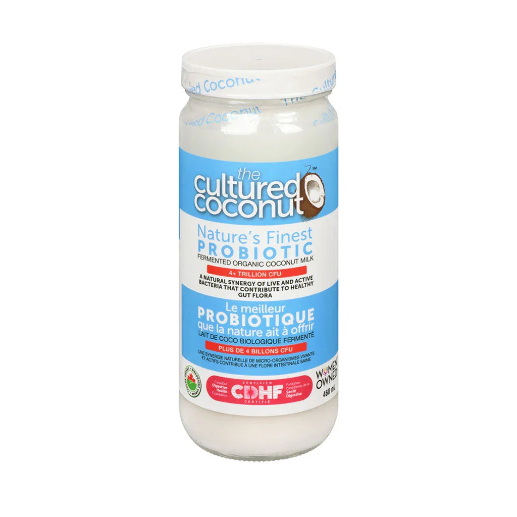 the cultured coconut organic fermented coconut milk probiotic 460 ml - La Boite à Grains