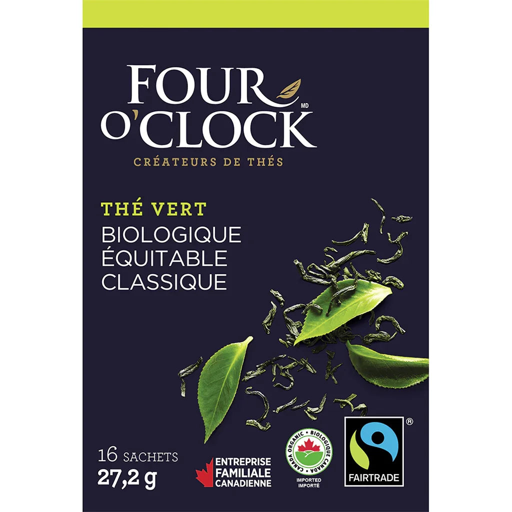 Four O'Clock Organic Classic Green Tea - La Boite à Grains