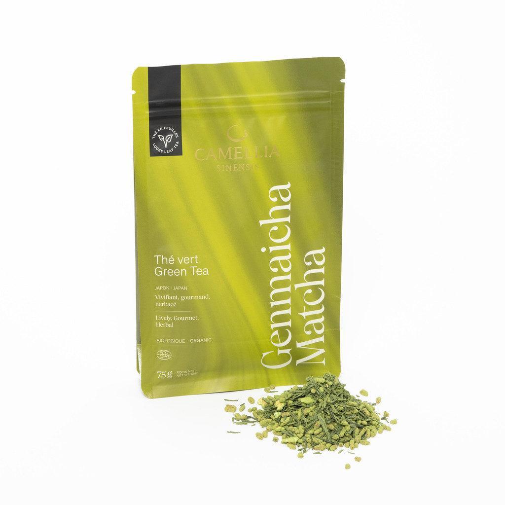 Organic Genmaicha Matcha Green Tea Camellia Sinensis - La Boite à Grains