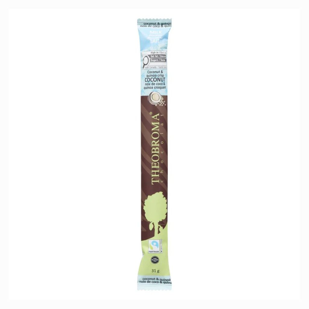 chocolat lait noix de coco quinoa Theobroma - La Boite à Grains