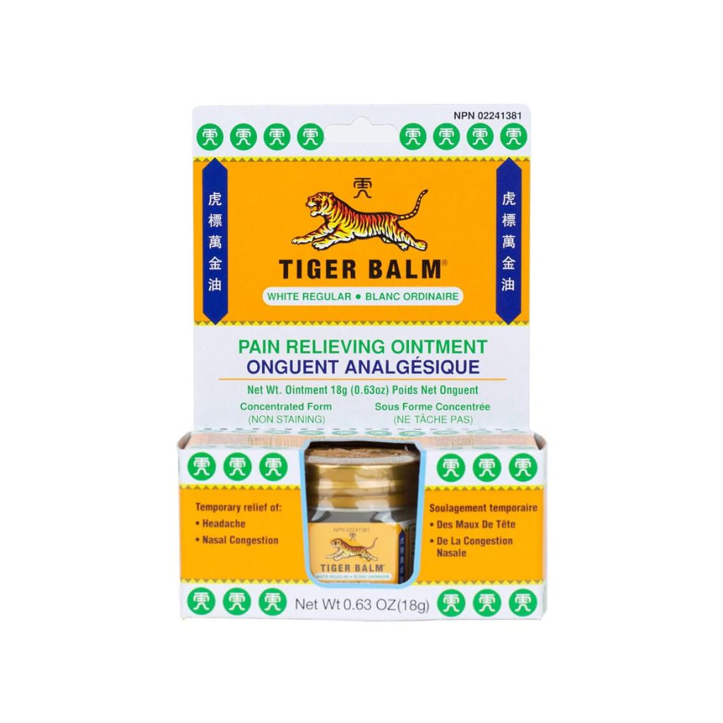 Tiger Balm blanc ordinaire onguent analgésique - La Boite à Grains