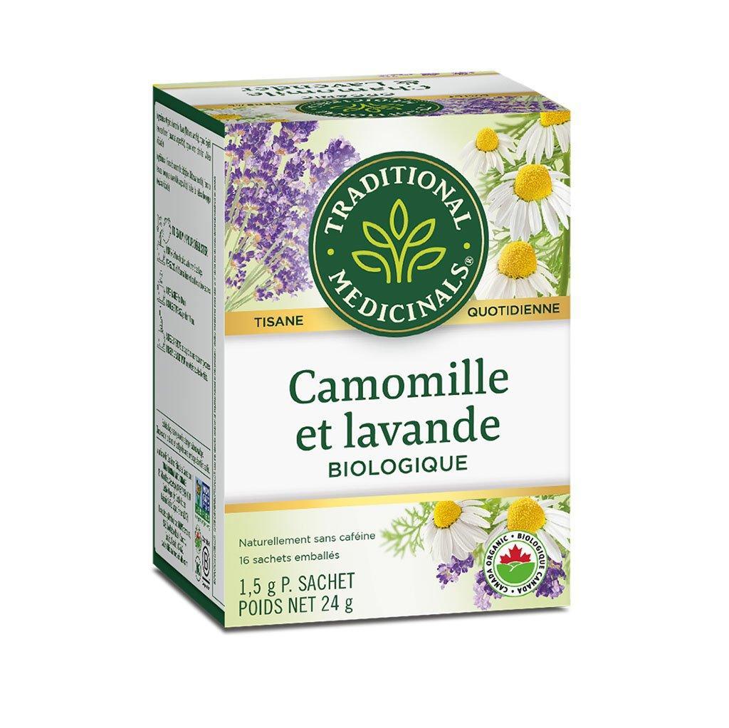 Organic Chamomile and Lavender Herbal Tea Traditional Medicinals - La Boite à Grains