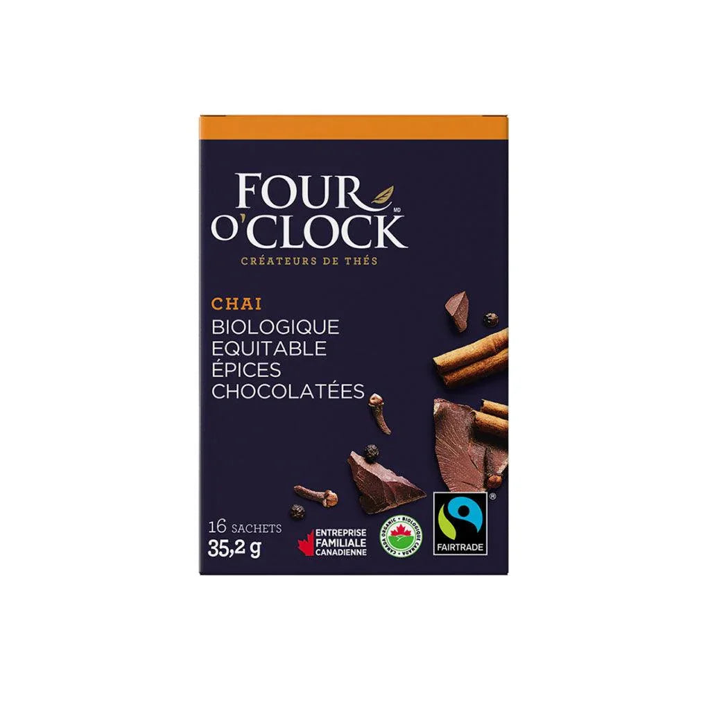 Organic Chai Chocolate Spice Herbal Tea Four O'Clock - La Boite à Grains