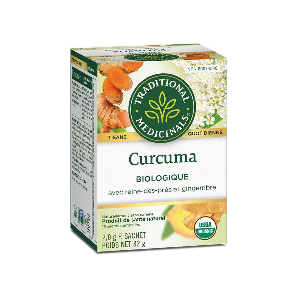 Turmeric Herbal Tea with Meadowsweet and Organic Ginger Traditional Medicinals - La Boite à Grains