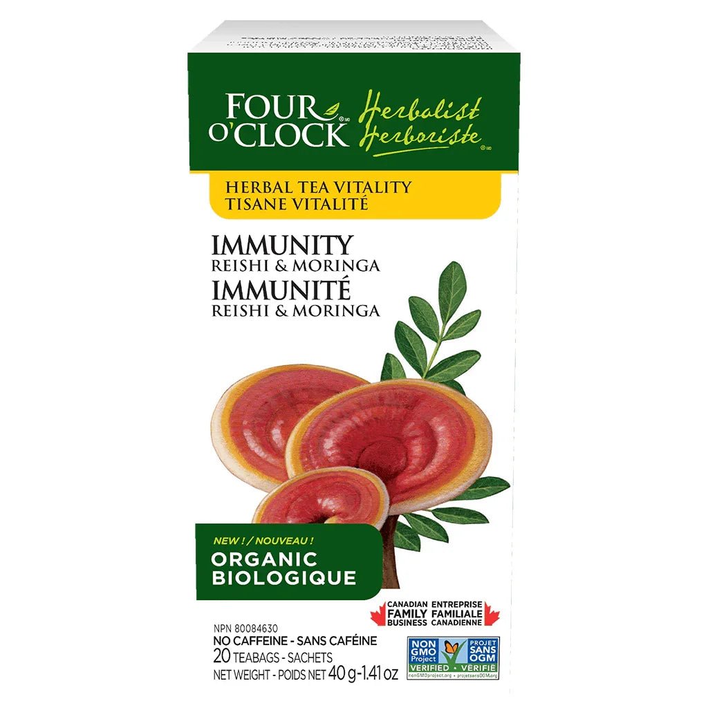 Tisane Immunité Reishi & Moringa Four O'Clock - La Boite à Grains