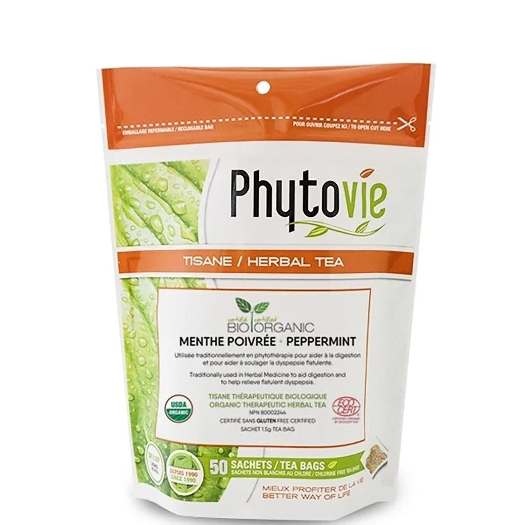 Organic Peppermint Leaves Herbal Tea Phytovie - La Boite à Grains