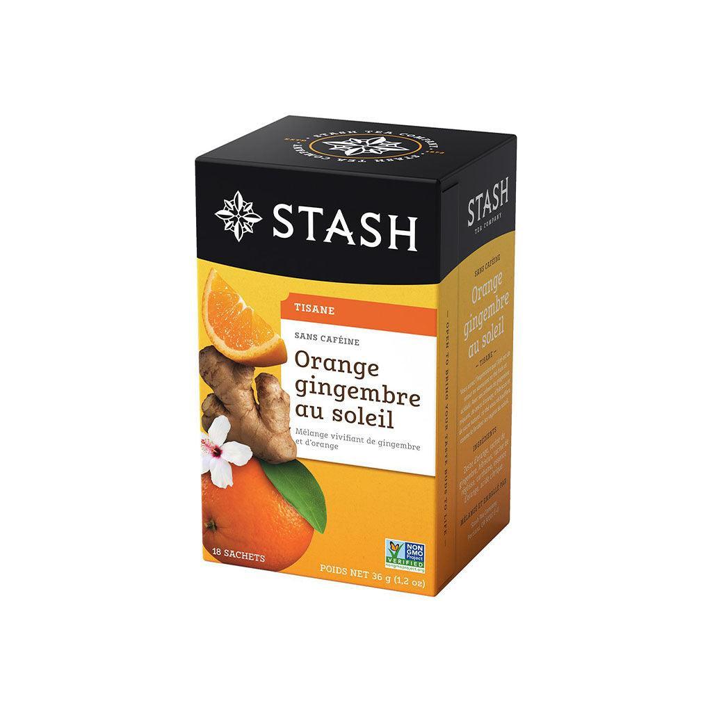 Orange Ginger Herbal Tea in the Sun Stash - La Boite à Grains