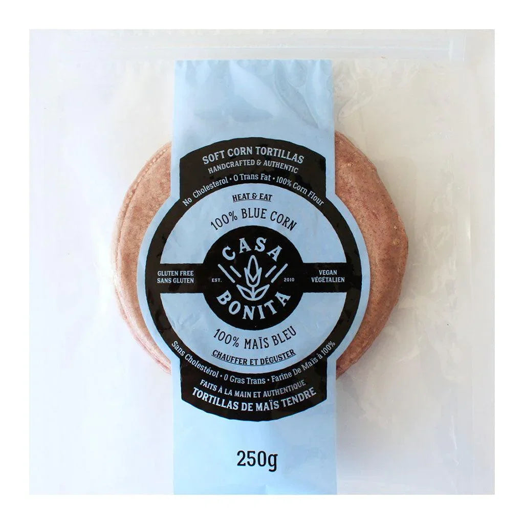Casa Bonita Gluten Free Blue Corn Tortillas - La Boite à Grains