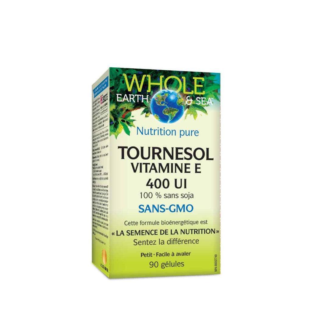 Sunflower Vitamin E 400 IU Whole Earth & Sea - La Boite à Grains