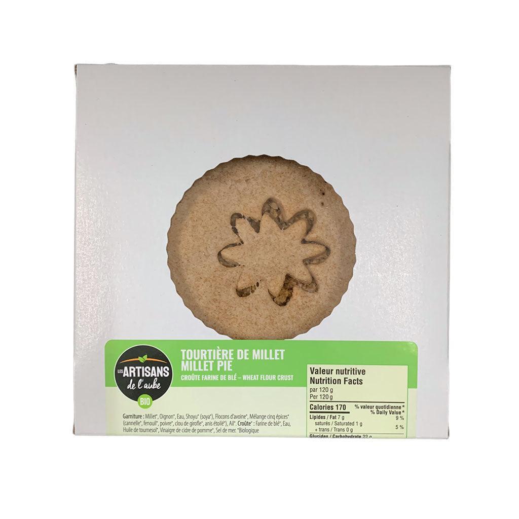 Tourtière de Millet Bio Les Artisans de l'Aube - La Boite à Grains