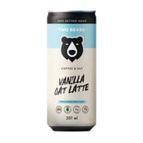 two bears latte mousseux avoine vanille cafe 207 ml - la boite a grains