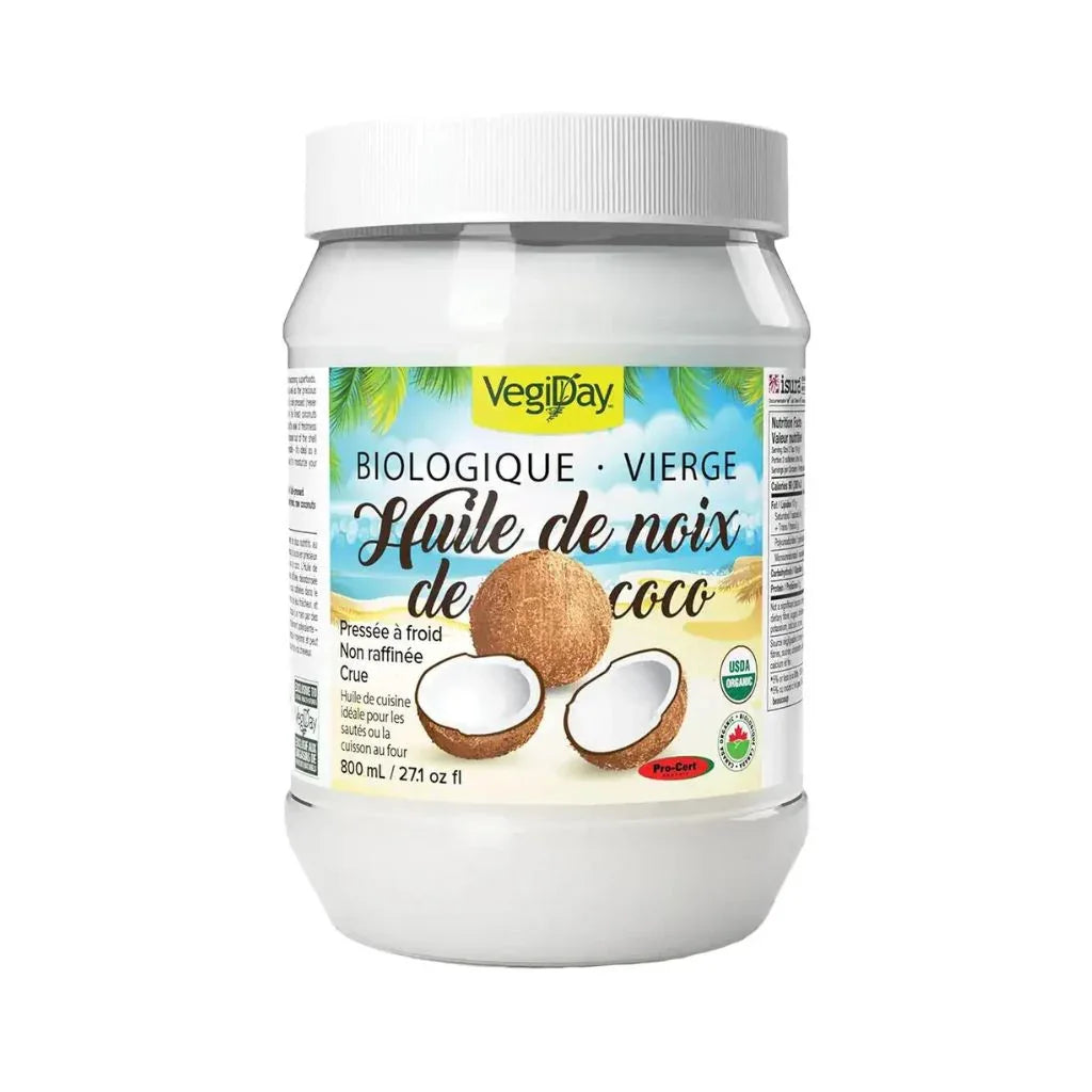 VegiDay organic virgin coconut oil - La Boite à Grains