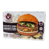vg gourmet burgers aubergine et tahini 400 g