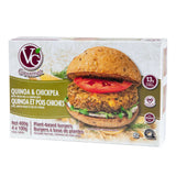 vg gourmet burgers quinoa et pois chiches 400 g