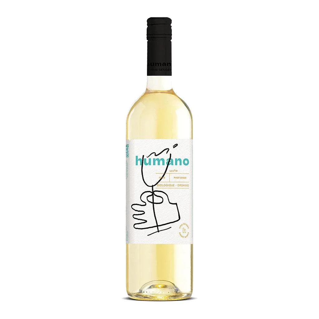 Vin Blanc Pinot Grigio Biologique Humano - La Boite à Grains